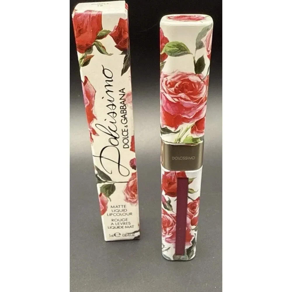 Dolce & Gabbana Dolcissimo Matte Liquid Lipstick 12 Purple 0.16 oz